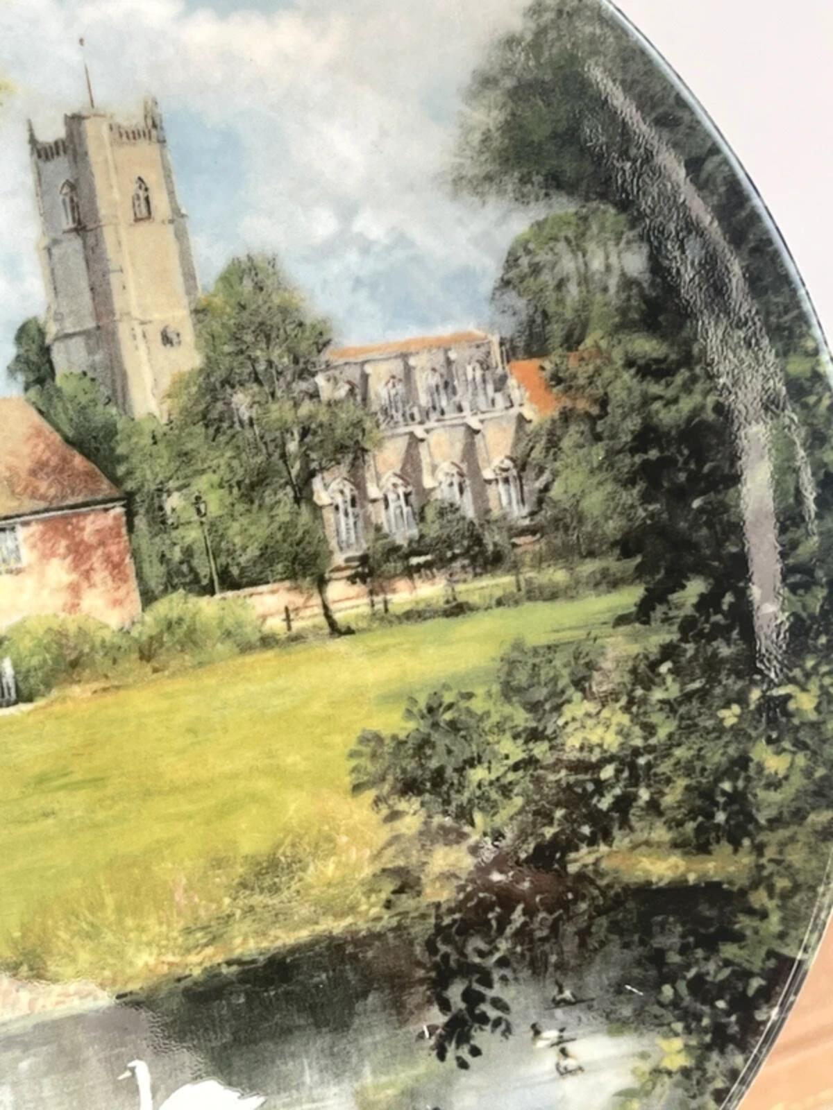 Vintage 1990 - Royal Doulton collectible plate The Village Pond - Clive Madgwick