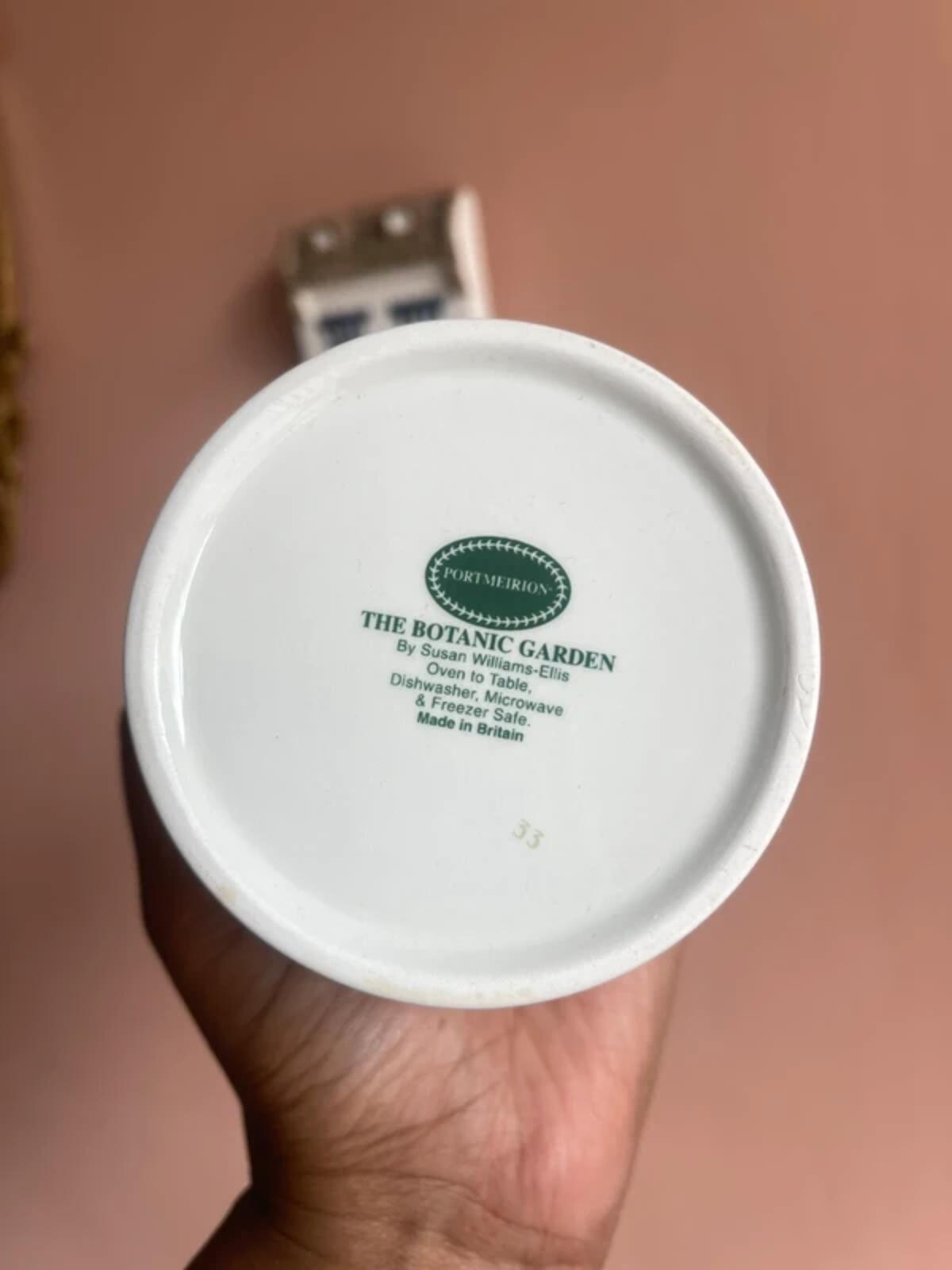 Portmeirion Botanic Garden Conserve Jar + wooden spoon