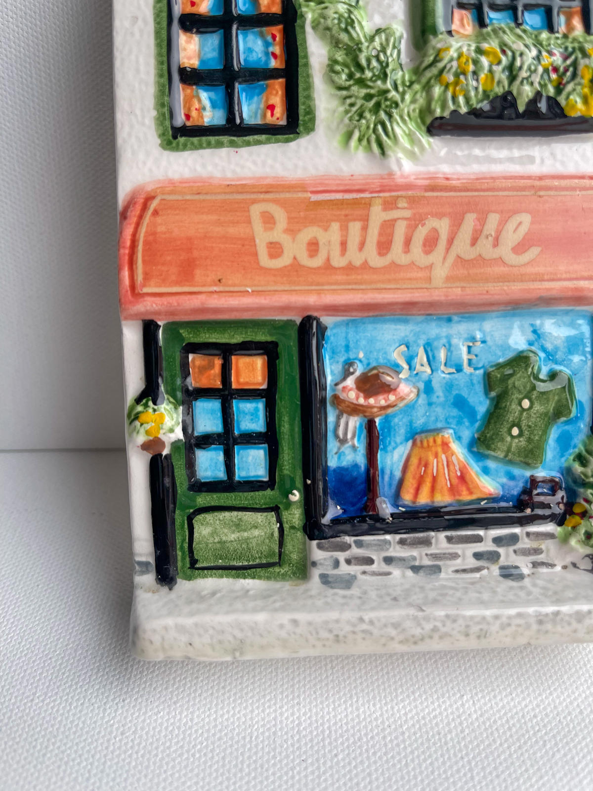 Vintage the village collectible Christmas boutique design by Annie Rowe