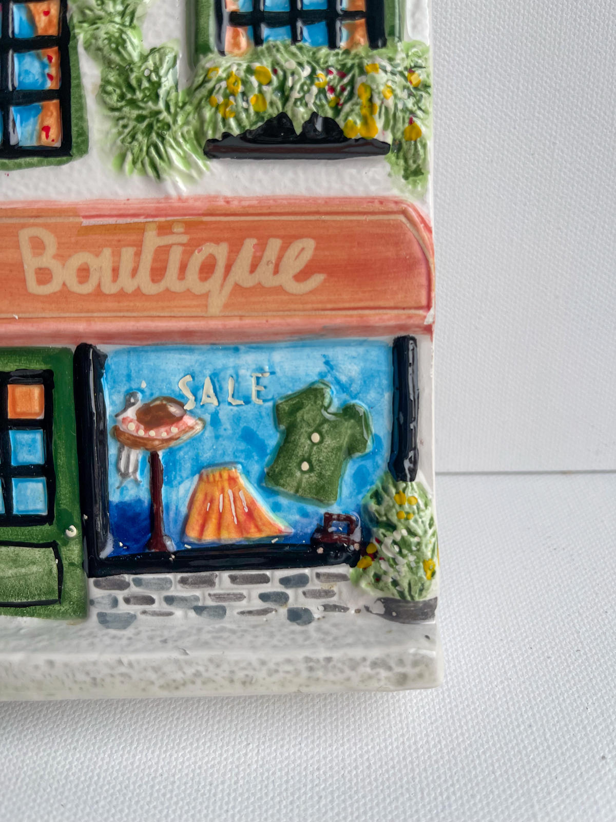 Vintage the village collectible Christmas boutique design by Annie Rowe