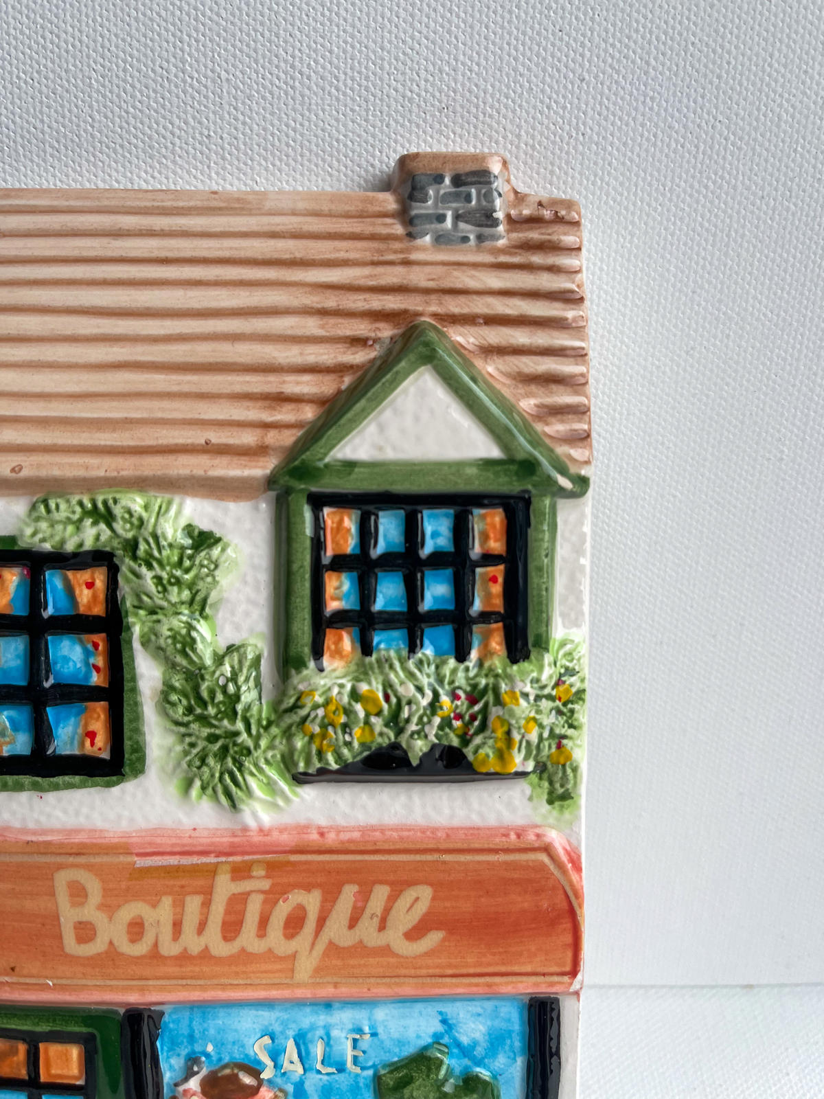 Vintage the village collectible Christmas boutique design by Annie Rowe