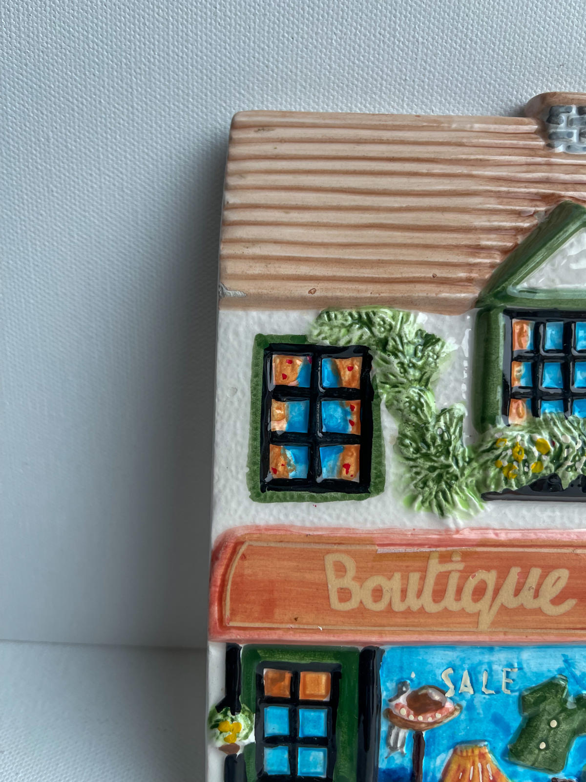 Vintage the village collectible Christmas boutique design by Annie Rowe
