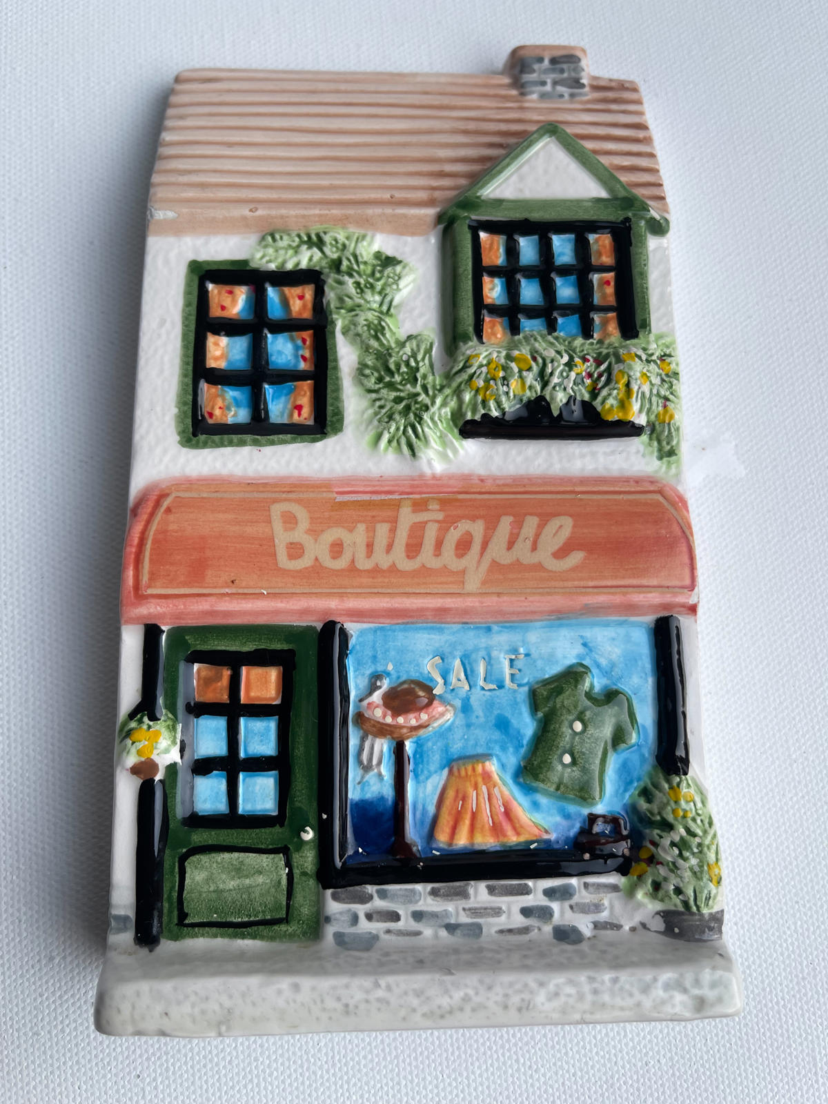 Vintage the village collectible Christmas boutique design by Annie Rowe