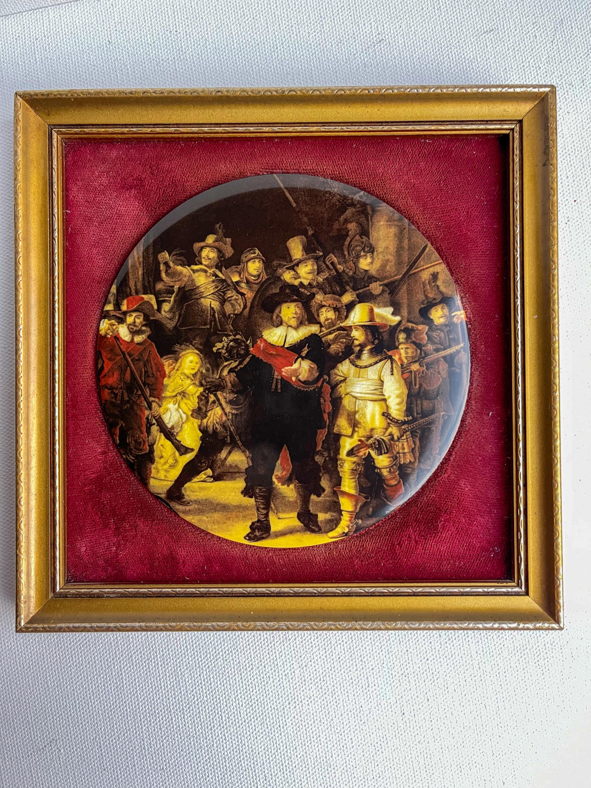 Vintage Harleigh China Co Genuine Staffordshire Ceramics Rembrant Nightwatch