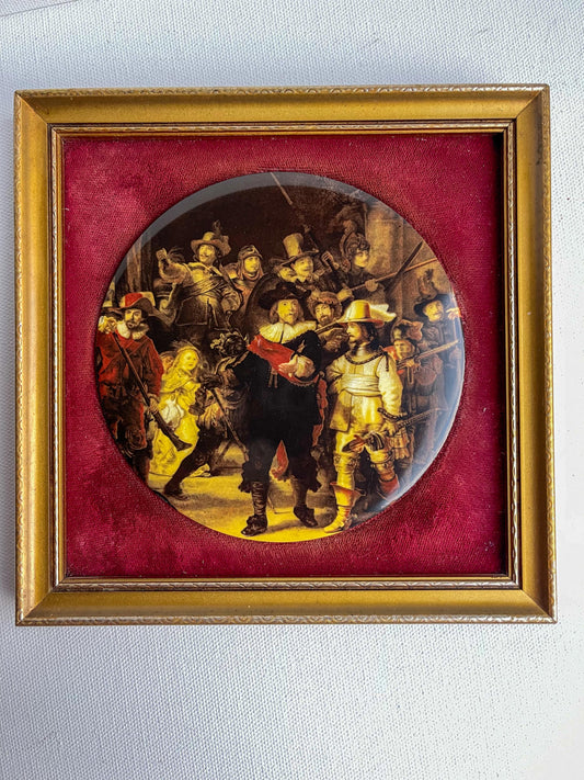 Vintage Harleigh China Co Genuine Staffordshire Ceramics Rembrant Nightwatch