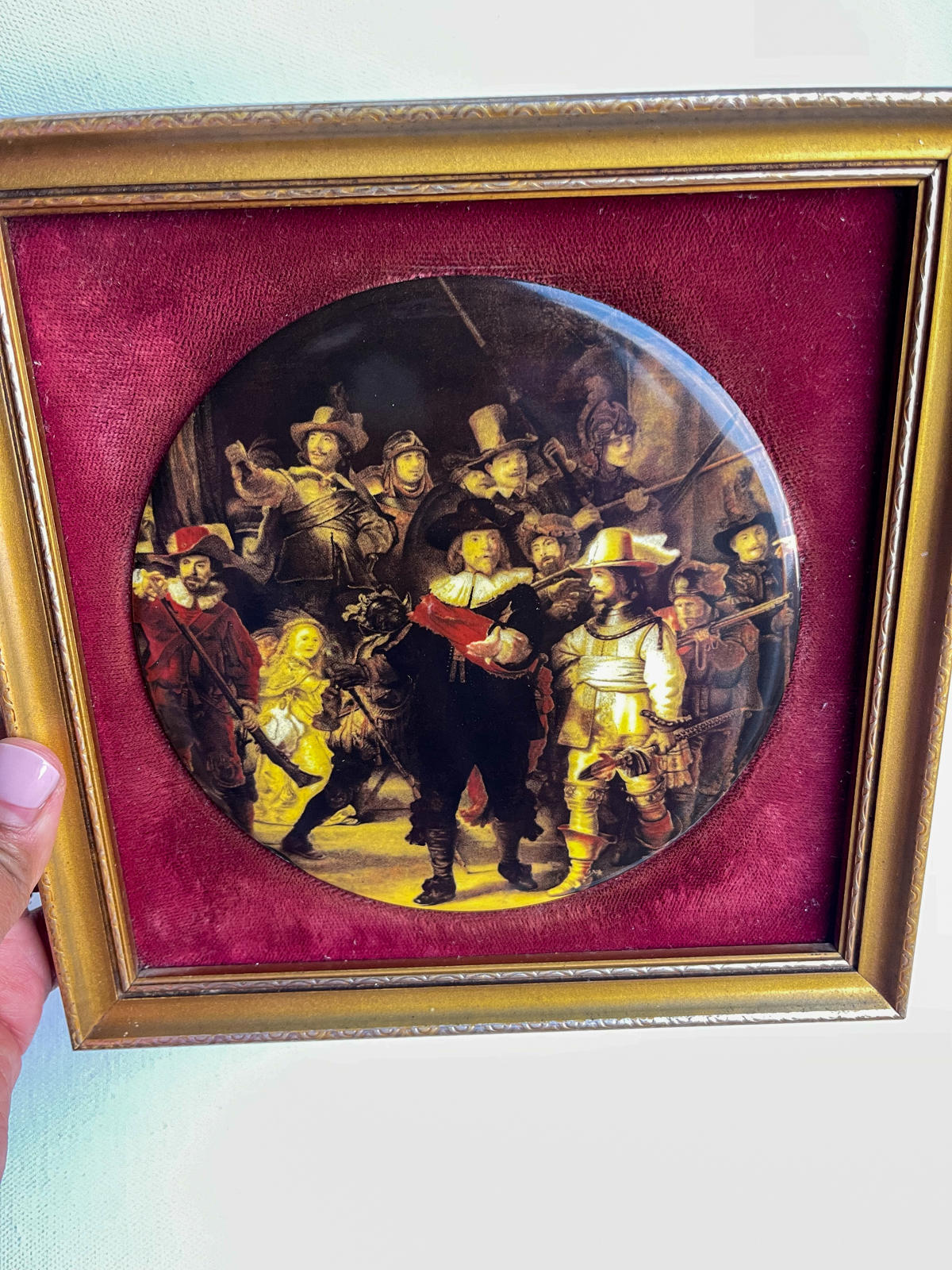 Vintage Harleigh China Co Genuine Staffordshire Ceramics Rembrant Nightwatch