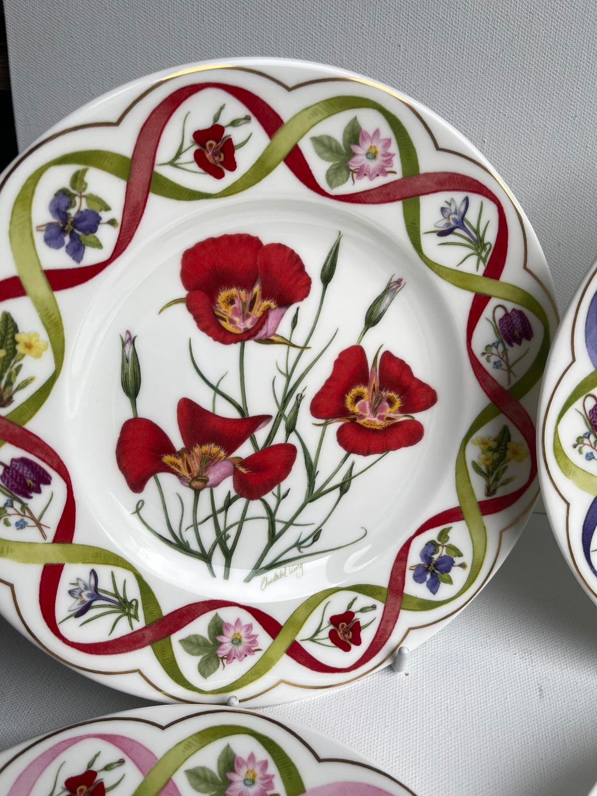 6x Wedgwood Limited Edition of 15,000 Display Plate The Flower Artists Of Kew