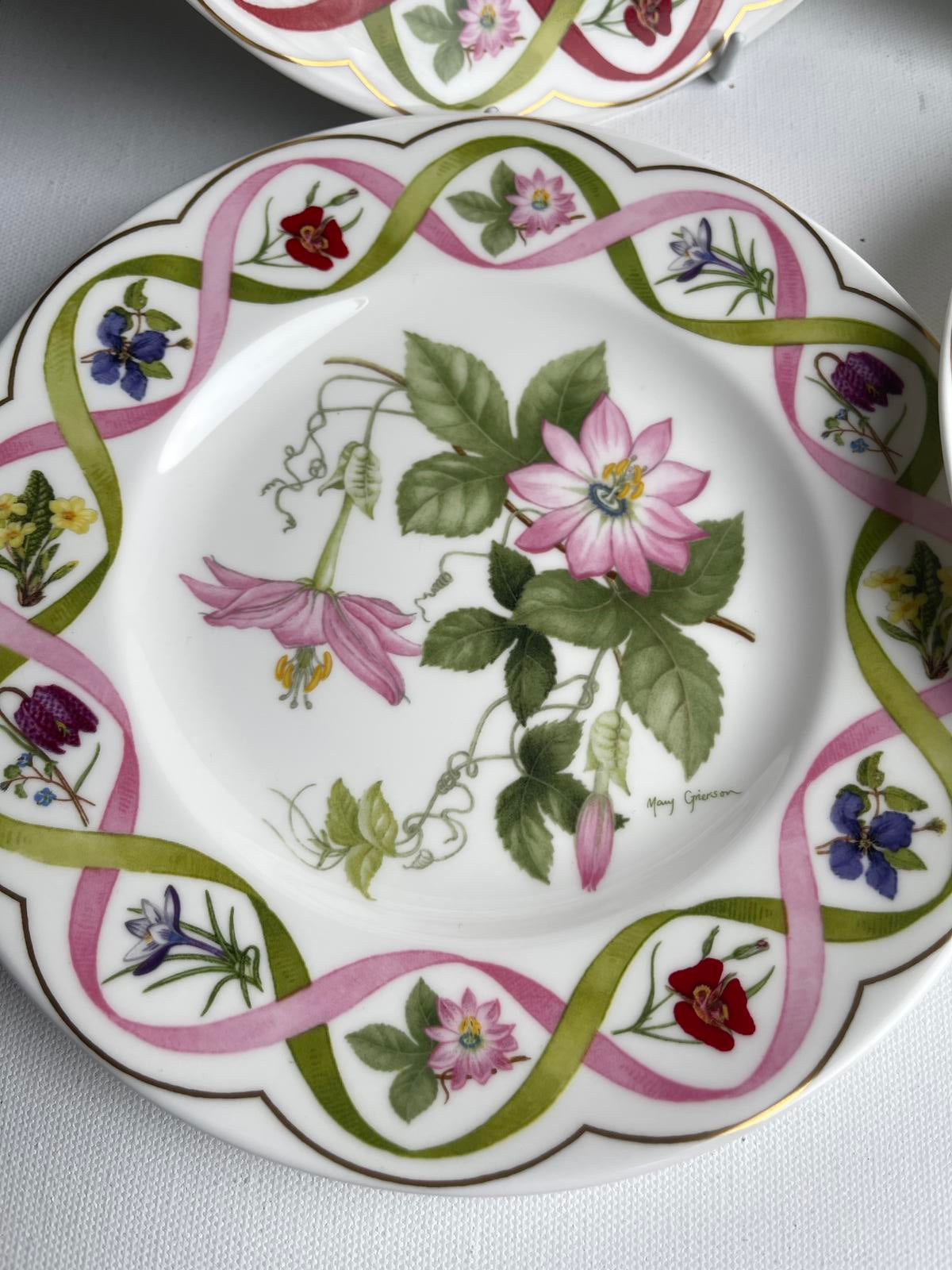 6x Wedgwood Limited Edition of 15,000 Display Plate The Flower Artists Of Kew