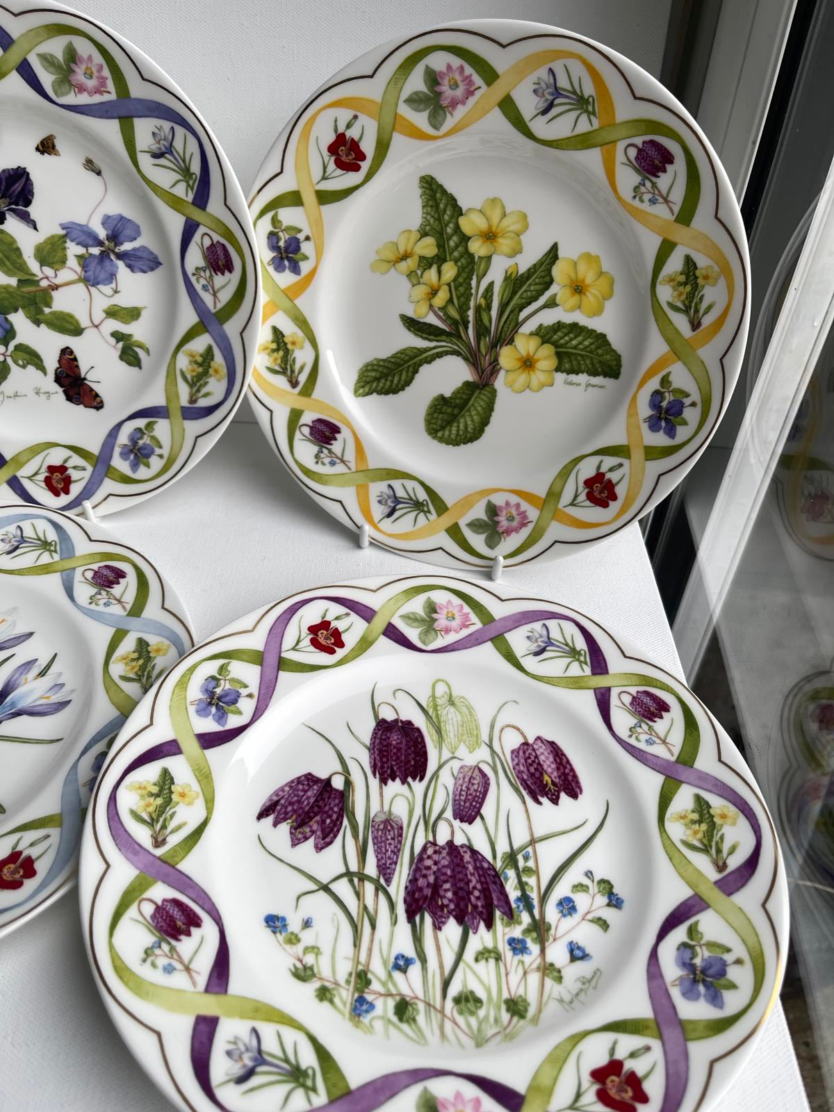 6x Wedgwood Limited Edition of 15,000 Display Plate The Flower Artists Of Kew