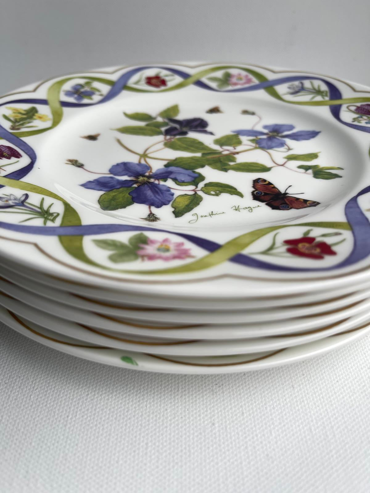 6x Wedgwood Limited Edition of 15,000 Display Plate The Flower Artists Of Kew