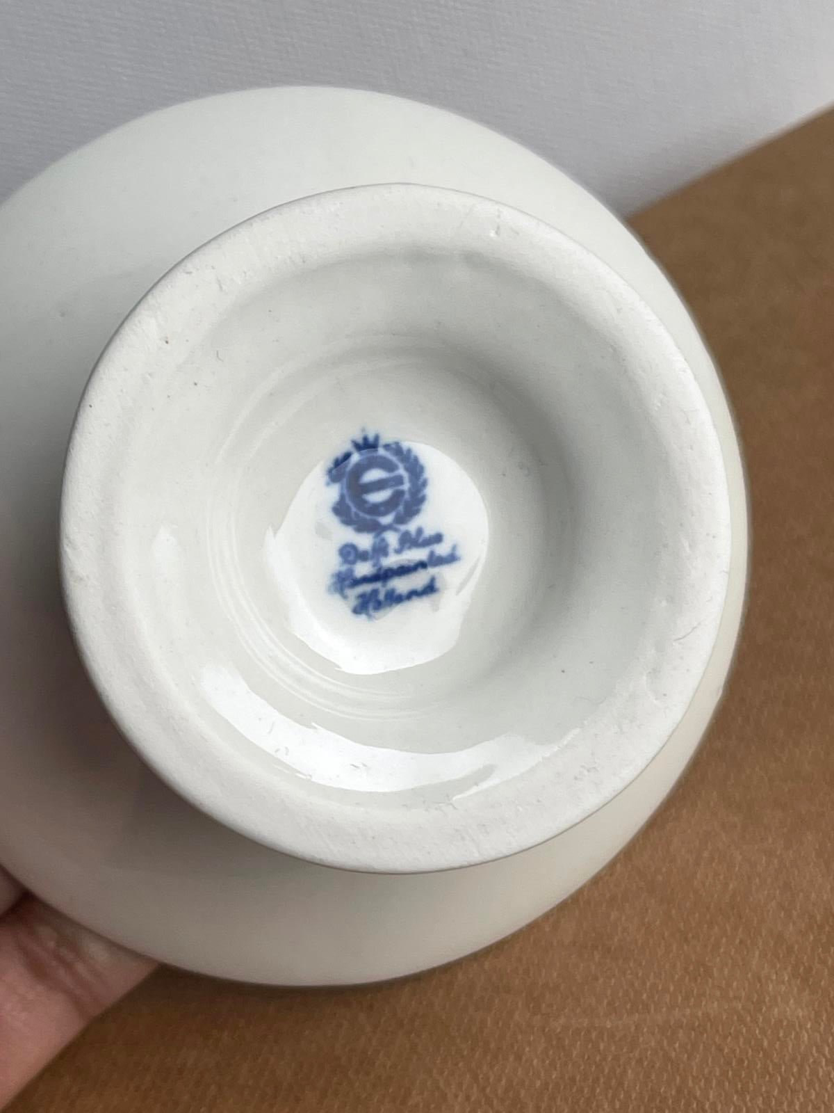 Vintage handpainted Delft Blue Holland Candle Stick Holder