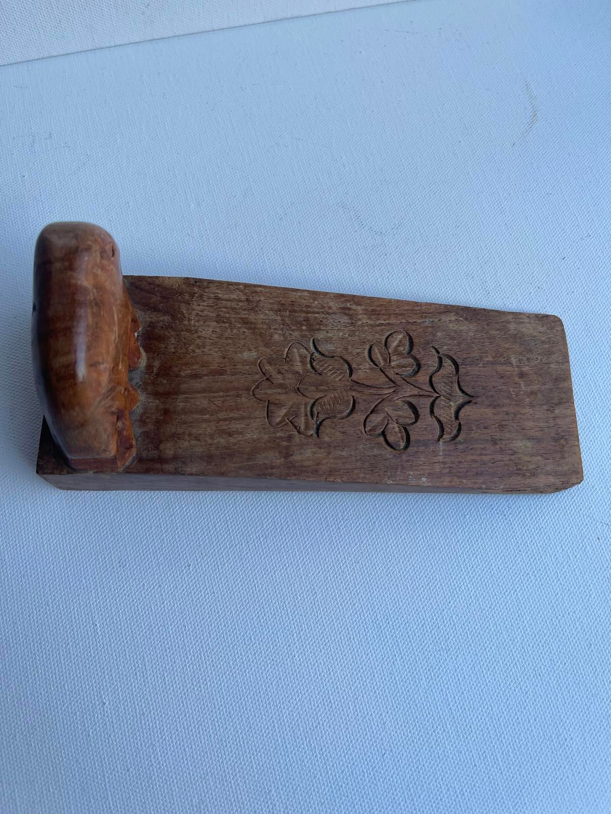 vintage wooden elephant door wedge