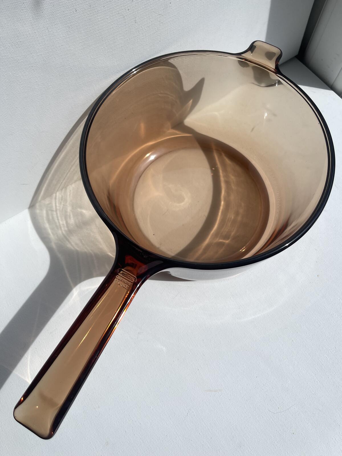 Corning Visions - Vision Ware - 2.5 Liter Pot Pan heavy glass pot