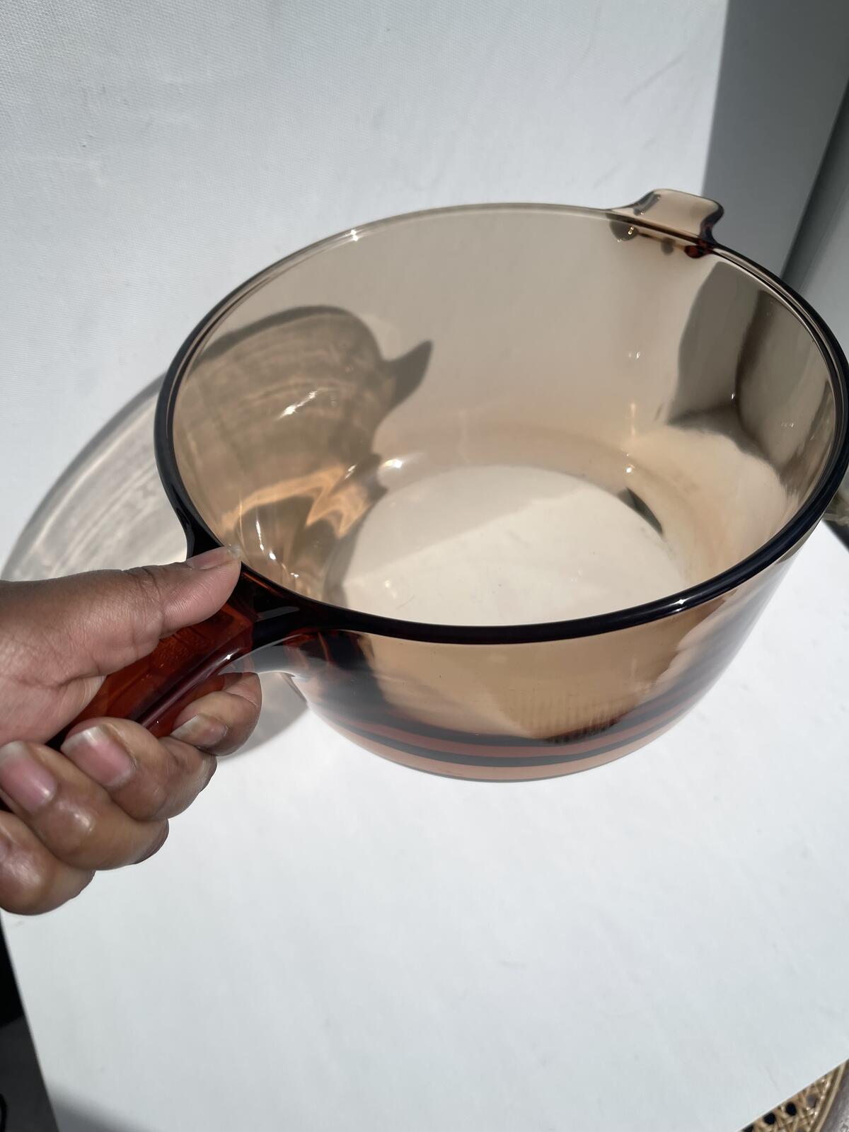 Corning Visions - Vision Ware - 2.5 Liter Pot Pan heavy glass pot