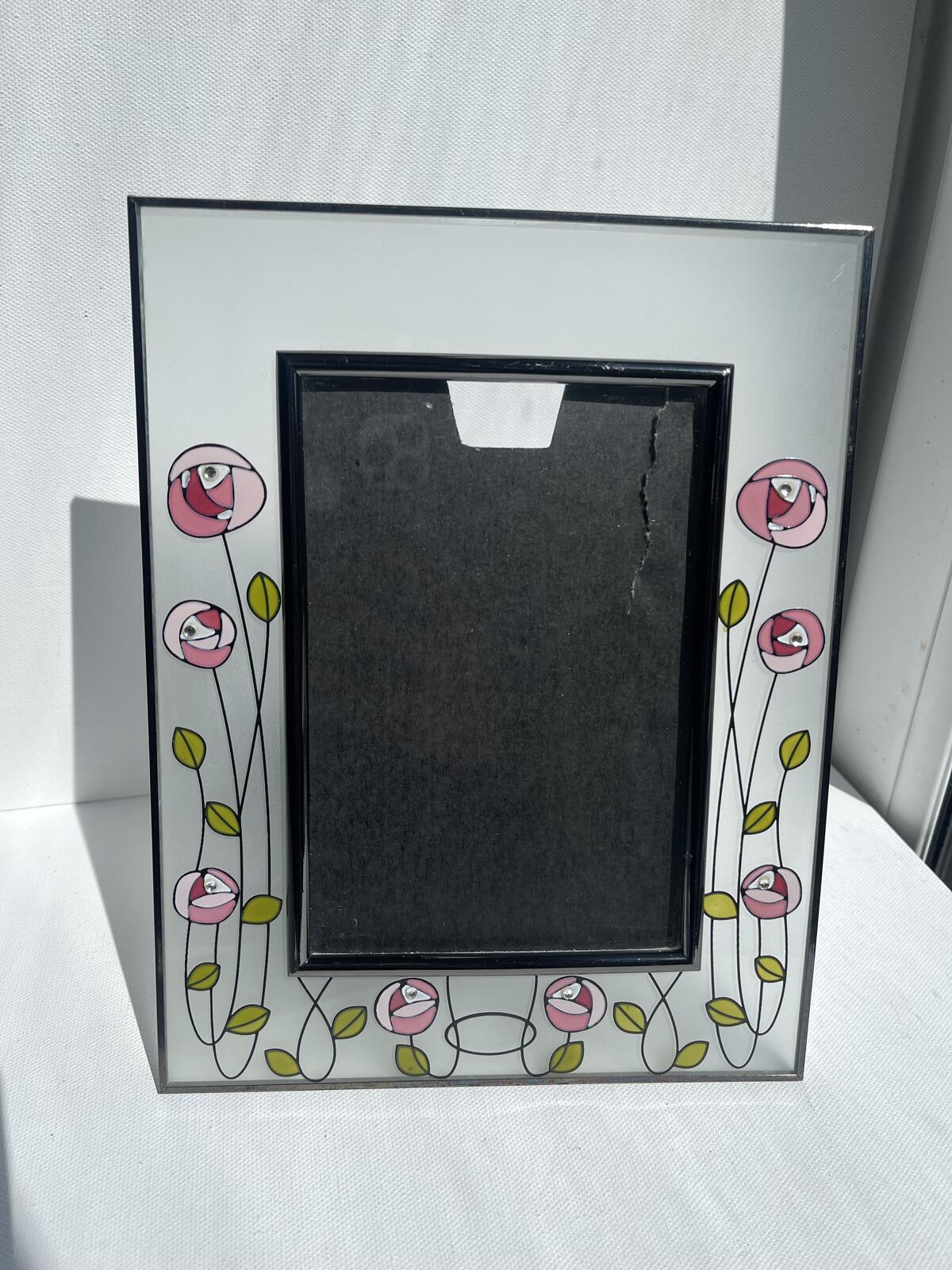 Vintage Mackintosh inspired floral picture frame