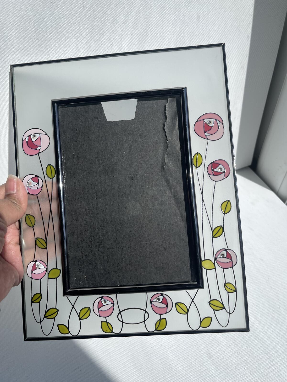 Vintage Mackintosh inspired floral picture frame