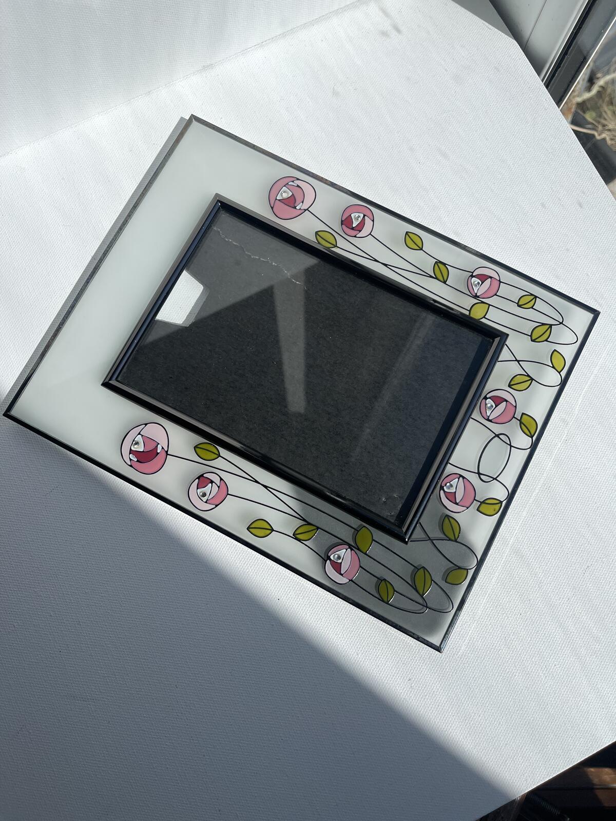 Vintage Mackintosh inspired floral picture frame
