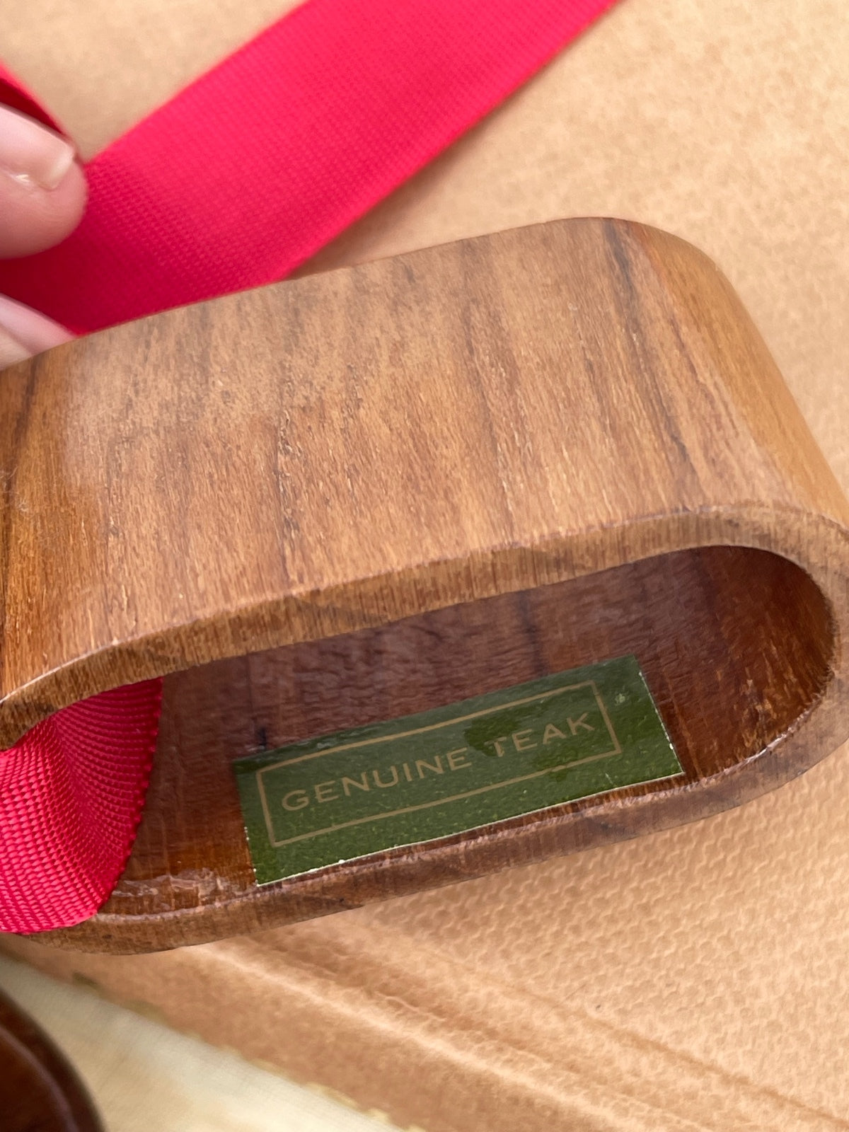 Vintage Teak Napkin Rings (Set of 6) – Mid Century Modern Scandi Dining
