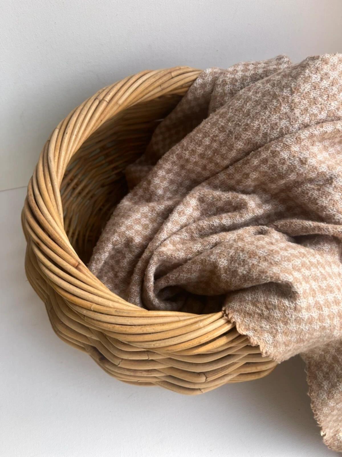Large woven basket handy basket wicker home decor